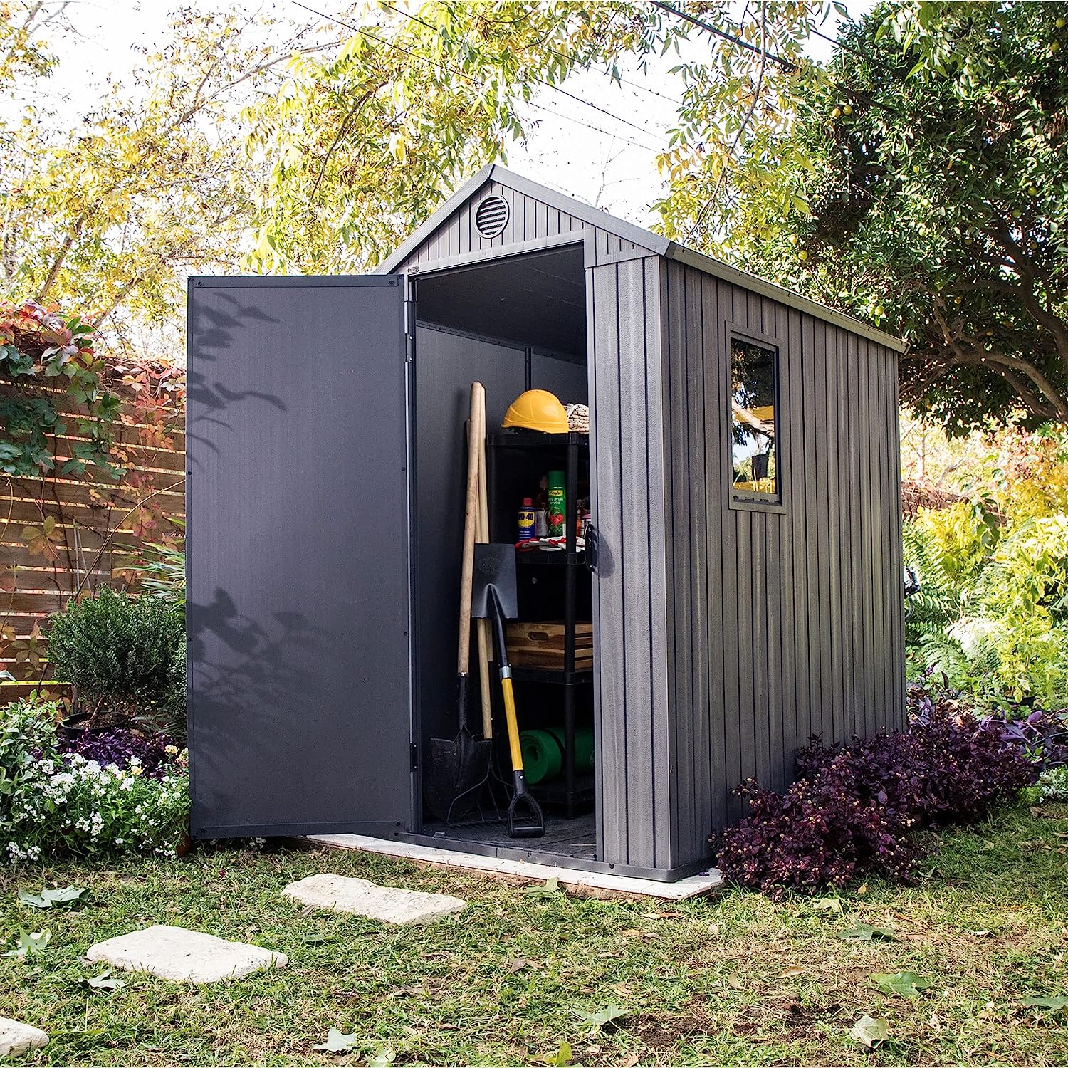 Keter Darwin 6 x 4ft Shed - Grey